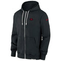 San Francisco 49ers Grey Sideline Full-Zip Hoodie - Recreated Inspired Edition