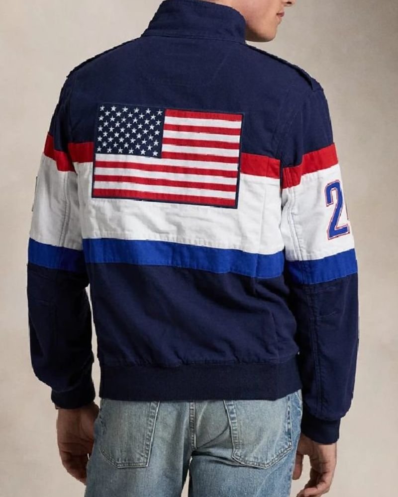 Olympic 2024 Paris Team USA Flagbearer Polo Ralph Lauren Closing Ceremony Jacket – Recreated Edition
