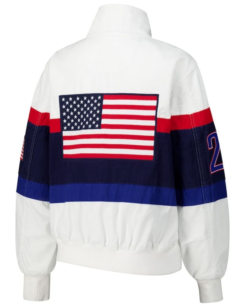 Olympic 2024 Paris Team USA Flagbearer Polo Ralph Lauren Closing Ceremony Jacket – Recreated Edition