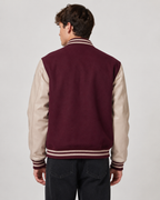 Daniel Jack – Burgundy Star "U" Premium Varsity Jacket