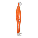 Qosivfey Men's adult sports suit 2-piece hoodie sportswear suit fashion sportswear suit with wig glasses