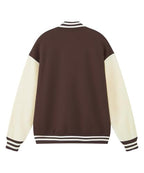 Men's Fashion Varsity Jacket Casual Cotton Blend Letterman Baseball Bomber Jacket