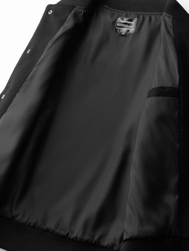 Men's Varsity Baseball Collar Letterman Bomer Jacket