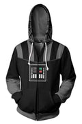 Anime Hoodie Jacket Unisex Zipper Closure Coat Halloween Costume