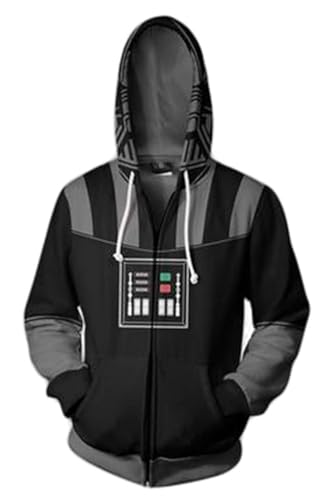 Anime Hoodie Jacket Unisex Zipper Closure Coat Halloween Costume