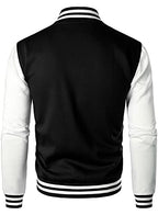 HOOD CREW Man’s Varsity Jacket Cotton Blend Letterman Jackets