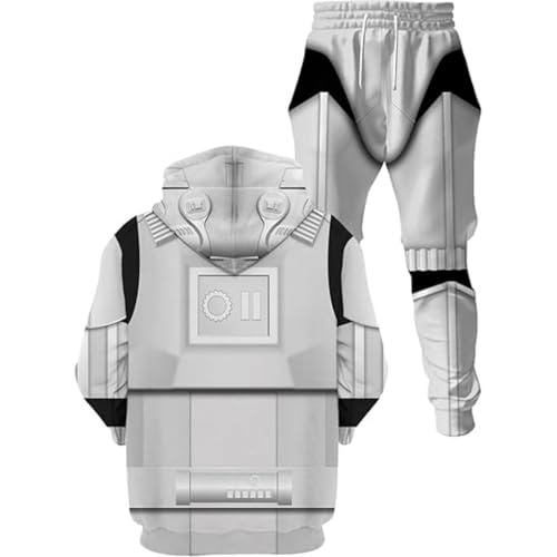 Unisex Hoodies Sweatpants Set Cosplay Costume Suit Halloween Party
