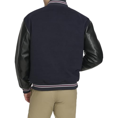 Tommy Hilfiger Men's Tommy Hilfiger Men's Mixed-media Bomber Jacket