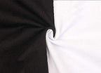 GK-O Black White Bear Hoodie Anime Cosplay Zip Up Jacket Unisex