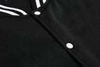 Varsity Jacket for Men Women, Lightweight Button-Up Baseball Bomber