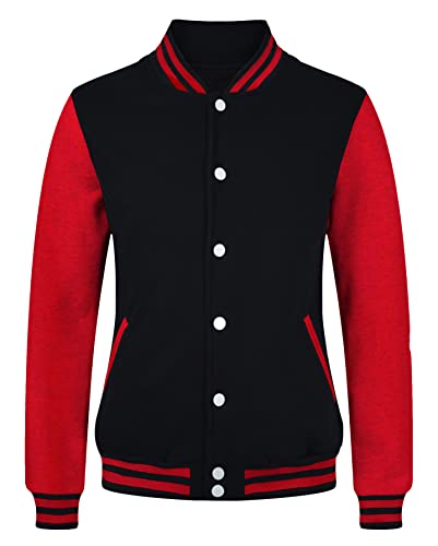Yuji Itadori Women Varsity Jacket Baseball Lightweight Outwear Fleece Coat Button Down Clothes