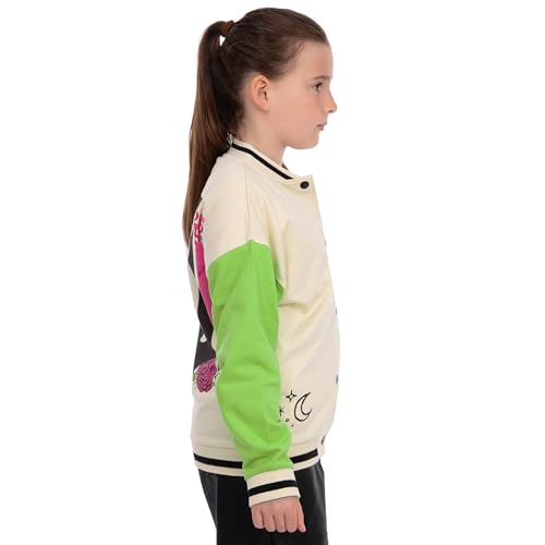 Wicked Jacket, Glinda And Elphaba Girls Bomber Jacket, Cotton Kids Varsity Jackets, Girls Jackets