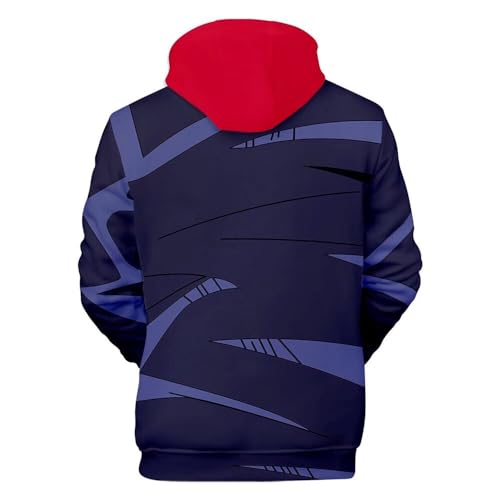 Adult Anime Cosplay Costume 3D Hoodie Novelty Pullover Sweatshirt