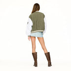 Forever 21 Women's Oversized Corduroy Bomber Jacket