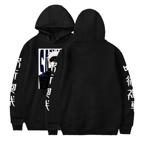 ACEFAST INC Cool Satoru Gojo Itadori Yuji Nobara Unisex Tops Harajuku Anime Unisex Hoodie Pullovers