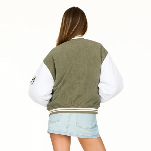 Forever 21 Women's Oversized Corduroy Bomber Jacket