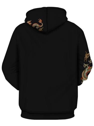 Mens Graphic Hoodies Pullover Cool Designer Sweatshirts for Men Anime