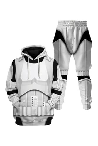Unisex Hoodies Sweatpants Set Cosplay Costume Suit Halloween Party