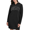 DKNY Women's Exploded Rhinestone Varsity Logo Hoodie Sneaker Dress