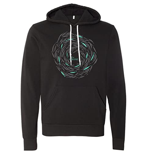 The Chosen Against The Current Hoodie – Unisex Fleece Sweatshirt | Faith Symbol Thirteen Fish Design | TV Series Inspired