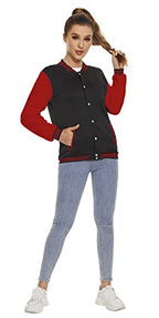 Yuji Itadori Women Varsity Jacket Baseball Lightweight Outwear Fleece Coat Button Down Clothes