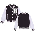 BAICAIYU Kids Baseball Jackets Boys and Girls Varsity Coat Buttons Cardigan Letter Sport Letterman School Jacket