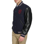 Tommy Hilfiger Men's Tommy Hilfiger Men's Mixed-media Bomber Jacket