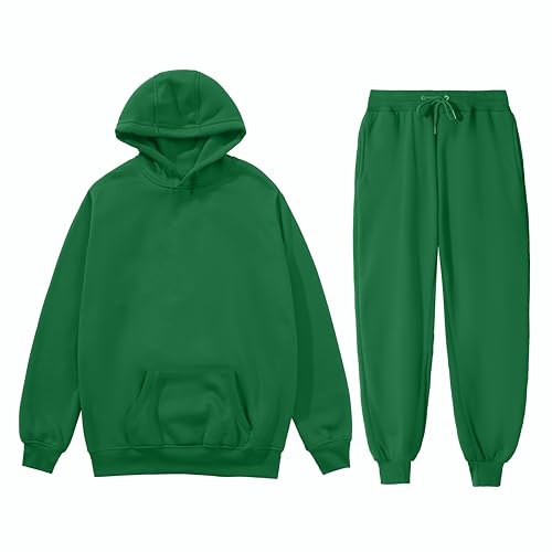 Mowbeat Casual Hoodie and Sweatpants Outfit Cosplay Hooded Pullover Sweatsuits Jogger Sets for Unisex