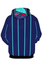 Vaianie Vox Cosplay Costume Men Hazbin VOX Suit Zipper Pullover Hoodie Coat