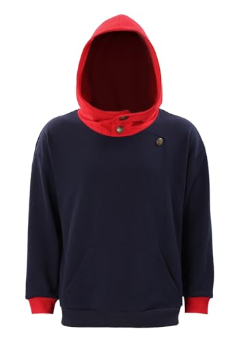 DAZCOS Anime Unisex Hoodie Print Pattern Hooded Pullover Sweatshirt Cosplay Costume for Party Christmas Halloween