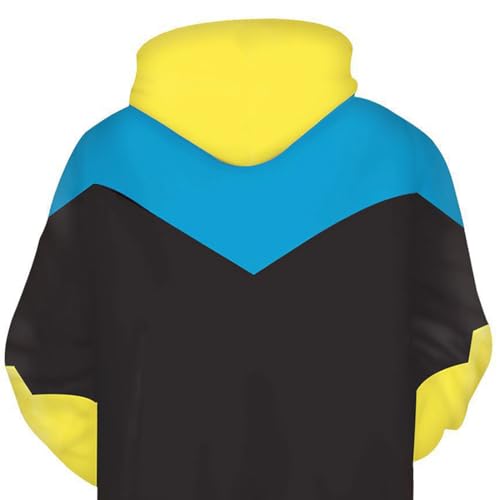 Adult Anime Cosplay Costume Novelty 3D Printed Hoodie Hero Cosplay Pullover Hoodie