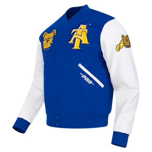 Pro Standard Mens College Classic Chenille Wool Varsity Jacket