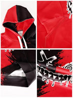 Mens Graphic Hoodies Sweatshirt, Wolf Spider Camo Anime Cool Pullover