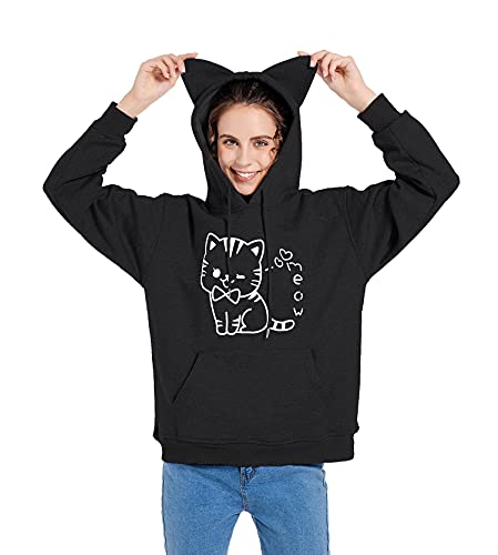 Cat Hoodies for Women Teen Girls