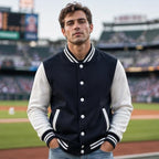 babyhealthy Men's Women's Varsity Baseball Jacket Casual Letterman Bomber Jacket Windbreaker Lightweight Jacket Coat