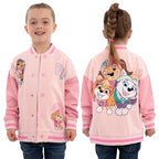 Paw Patrol Jacket, Everest, Liberty And Skye Girls Jacket, Cotton Kids Varsity Jackets, Skye Bomber Coat