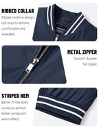 TACVASEN Mens Jacket Bomber Lightweight Windproof Coat for Daily Wear