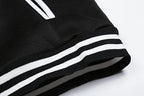 Varsity Jacket for Men Women, Lightweight Button-Up Baseball Bomber