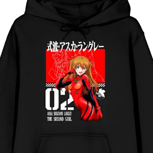 Seven Times Six Neon Genesis Evangelion Hoodie Men's The Second Girl Adult Pullover Sweatshirt