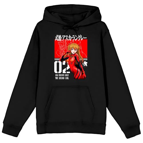 Seven Times Six Neon Genesis Evangelion Hoodie Men's The Second Girl Adult Pullover Sweatshirt