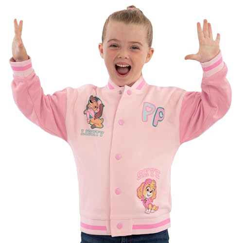 Paw Patrol Jacket, Everest, Liberty And Skye Girls Jacket, Cotton Kids Varsity Jackets, Skye Bomber Coat