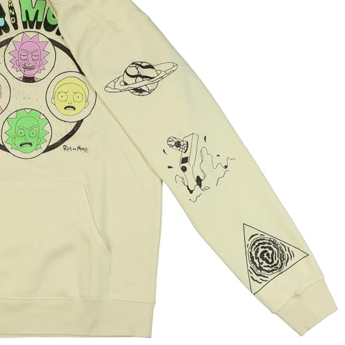 Seven Times Six Rick And Morty Hoodie Men's Portal Long Sleeve Graphic Pullover