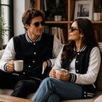 babyhealthy Men's Women's Varsity Baseball Jacket Casual Letterman Bomber Jacket Windbreaker Lightweight Jacket Coat