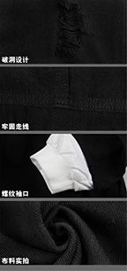 ISaikoy Anime SK8 the Infinity Denim Jacket Reki Long Sleeve Jeans Sweatshirt Sweater Hoodie