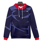 Adult Anime Cosplay Costume 3D Hoodie Novelty Pullover Sweatshirt