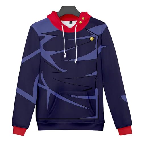 Adult Anime Cosplay Costume 3D Hoodie Novelty Pullover Sweatshirt