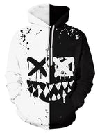 Men's Graphic Pullover Hoodie, Men 3D Print Novelty Sweatshirt