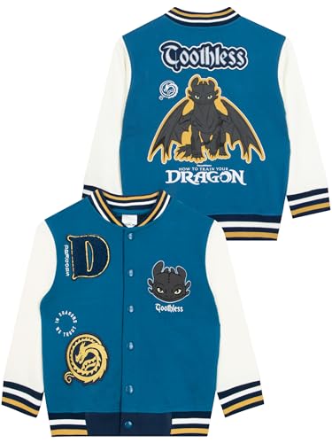 How To Train Your Dragon Boys Jacket, Toothless Kids Bomber Jacket, Dragon Jackets For Boys