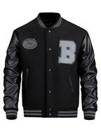 Men's Varsity Baseball Collar Letterman Bomer Jacket