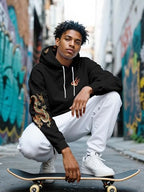 Mens Graphic Hoodies Pullover Cool Designer Sweatshirts for Men Anime